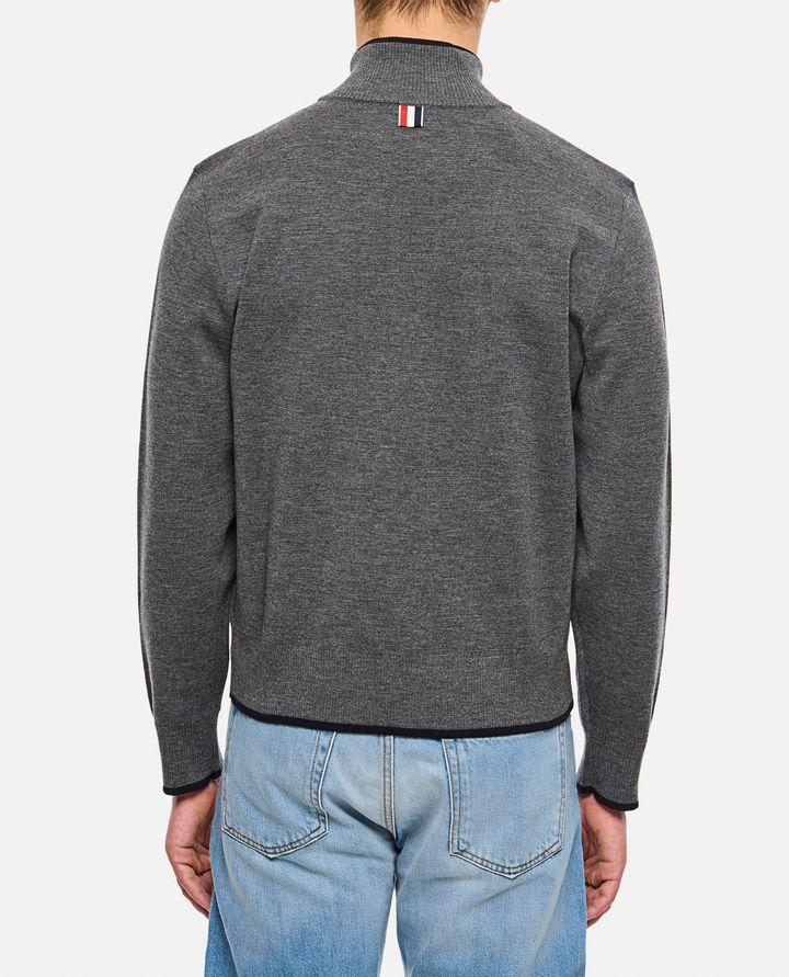 Thom Browne MAGLIONE MEZZA ZIP Saldi