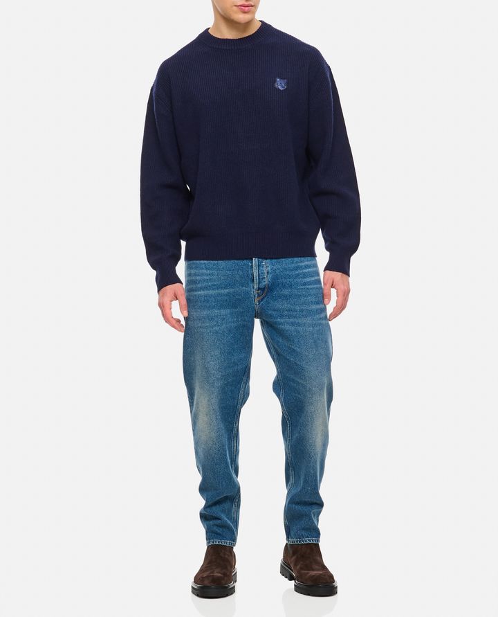 Maison Kitsuné MAGLIONE CON PATCH VOLPE Offerte
