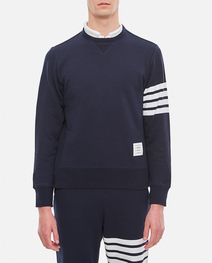 Thom Browne FELPA CLASSIC LOOPBACK 4 BAR Sconto