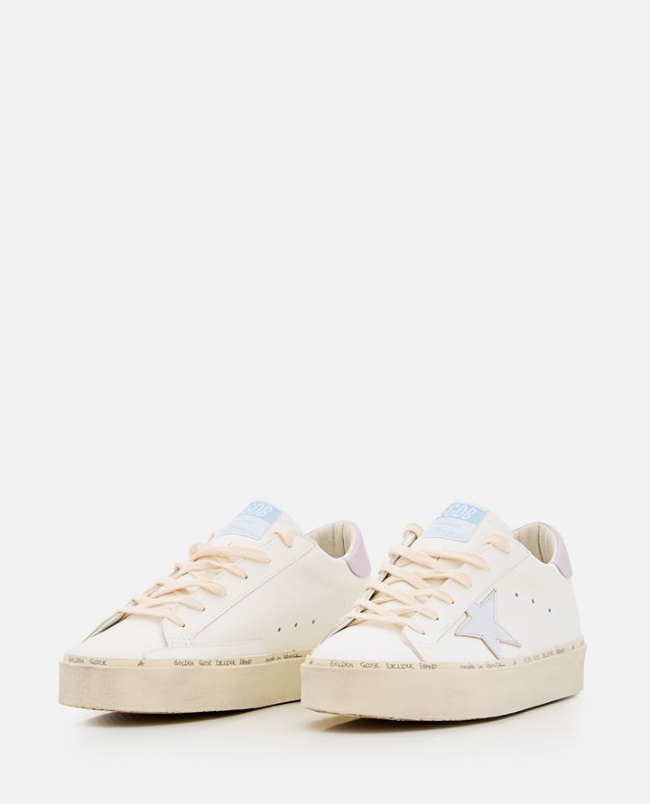 Golden Goose SNEAKERS HI STAR BIANCHE CON STELLA ARGENTO DA DONNA - GOLDEN GOOSE Online