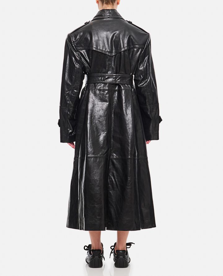 Sportmax ALFEO TRENCH IN PELLE Qualità Garantita