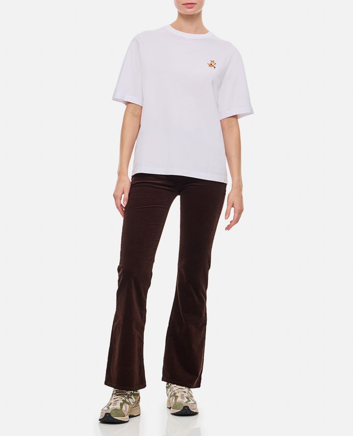 Maison Kitsuné T-SHIRT CON PATCH VOLPE Negozi Online