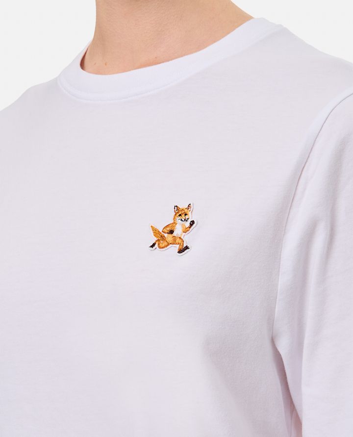 Maison Kitsuné T-SHIRT CON PATCH VOLPE Negozi Online