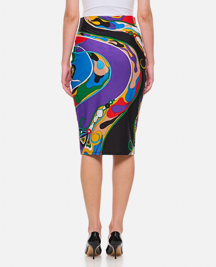 Emilio Pucci GONNA MIDI MULTICOLOR Affare Del Giorno