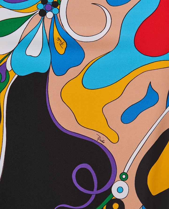 Emilio Pucci GONNA MIDI MULTICOLOR Affare Del Giorno