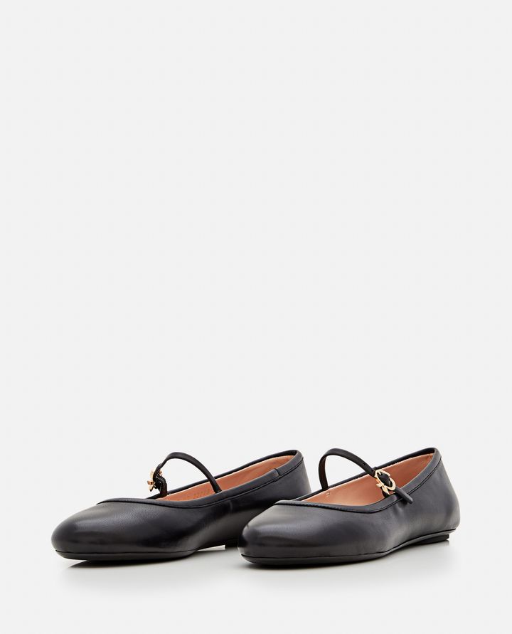 Gianvito Rossi LEATHER BALLET FLAT Economico