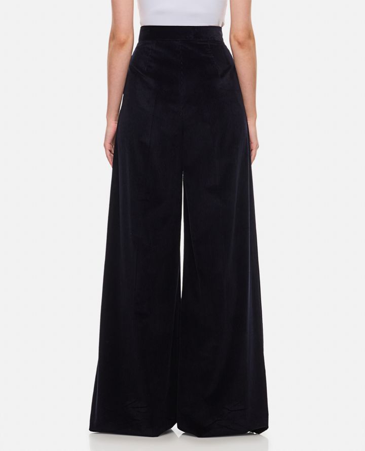 Max Mara GILLY PANTALONI AMPI IN VELLUTO Comprare a buon mercato