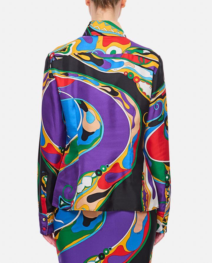 Emilio Pucci CAMICIA IN SETA MULTICOLORE Soddisfazione Garantita