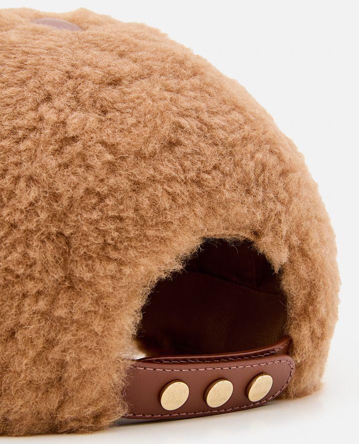 Max Mara EDIT TEDDY BERRETTO CON VISIERA Sconto