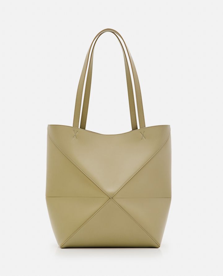 Loewe MEDIUM PUZZLE BORSA TOTE IN PELLE Saldi