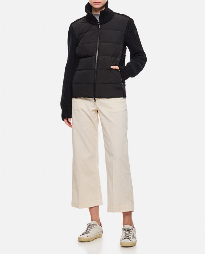 Moncler GIACCA CON MANICHE IN MAGLIA Acquista Ora
