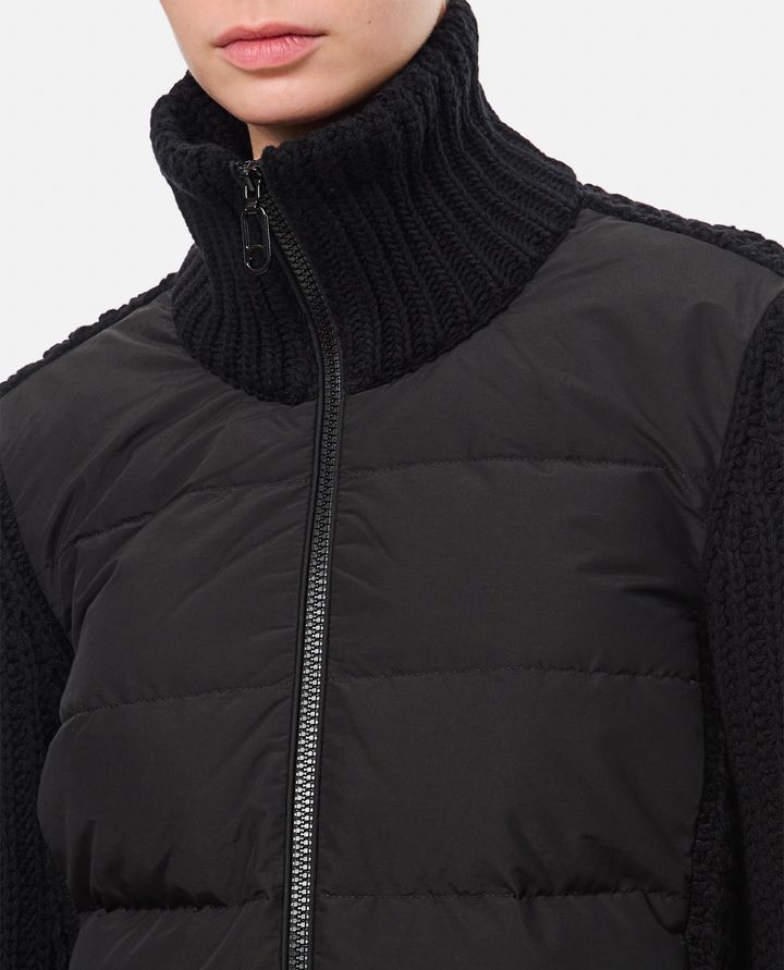 Moncler GIACCA CON MANICHE IN MAGLIA Acquista Ora