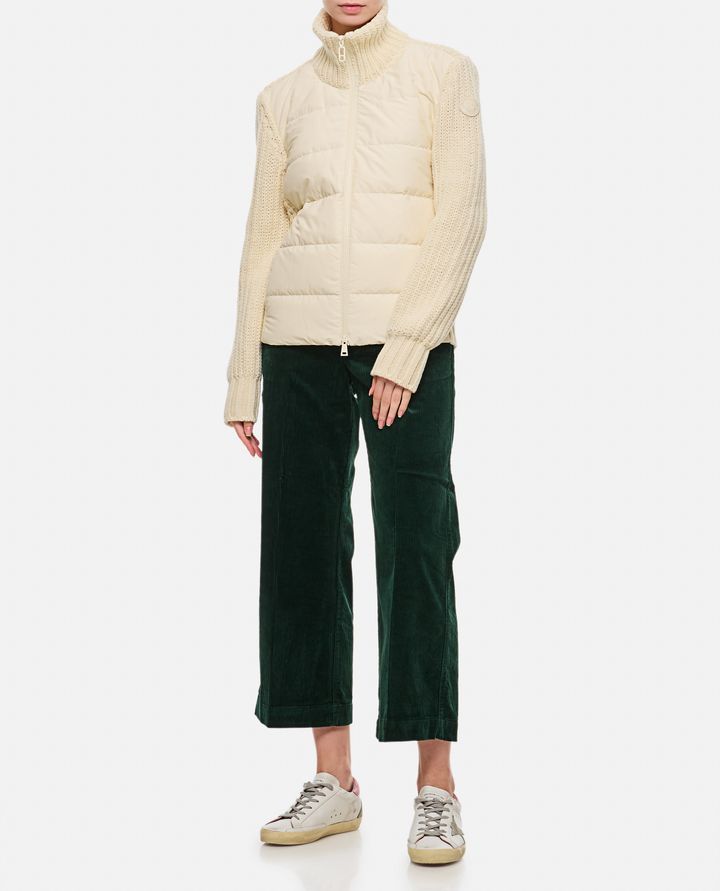 Moncler GIACCA CON MANICHE IN MAGLIA Consegna Veloce