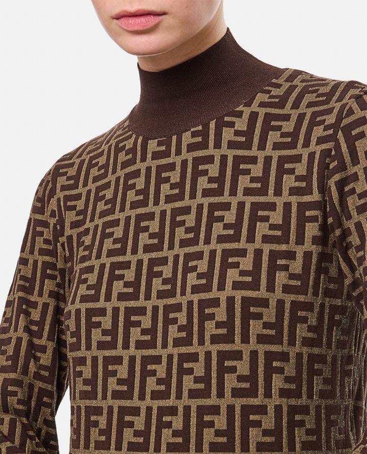 Fendi MAGLIA GIROCOLLO LOGO FF Sottocosto
