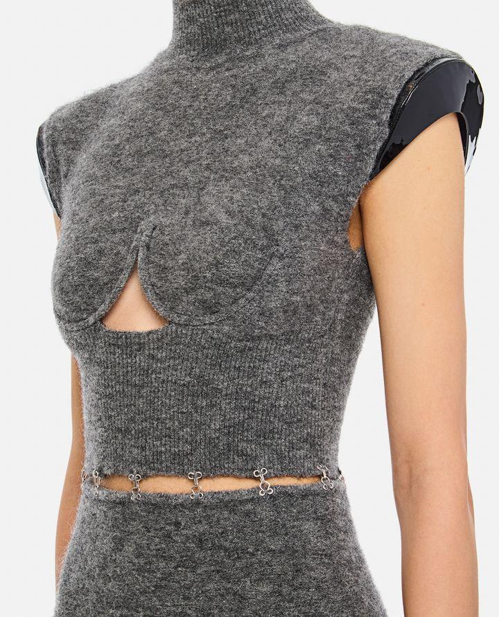 Sportmax ALBINO ABITO CUT-OUT MOHAIR Enormi risparmi