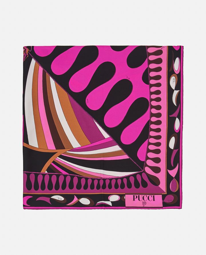 Emilio Pucci 90X90 FOULARD IN TWILL DI SETA Convenienza