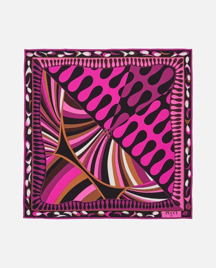 Emilio Pucci 90X90 FOULARD IN TWILL DI SETA Convenienza