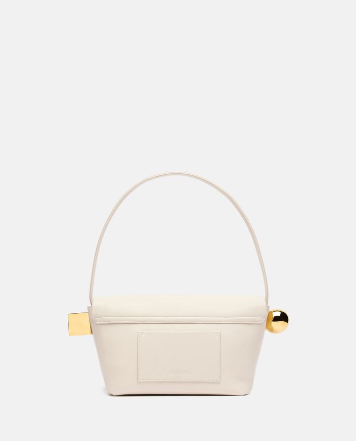 Jacquemus LE ROND CARRE BORSA A SPALLA IN PELLE Economico