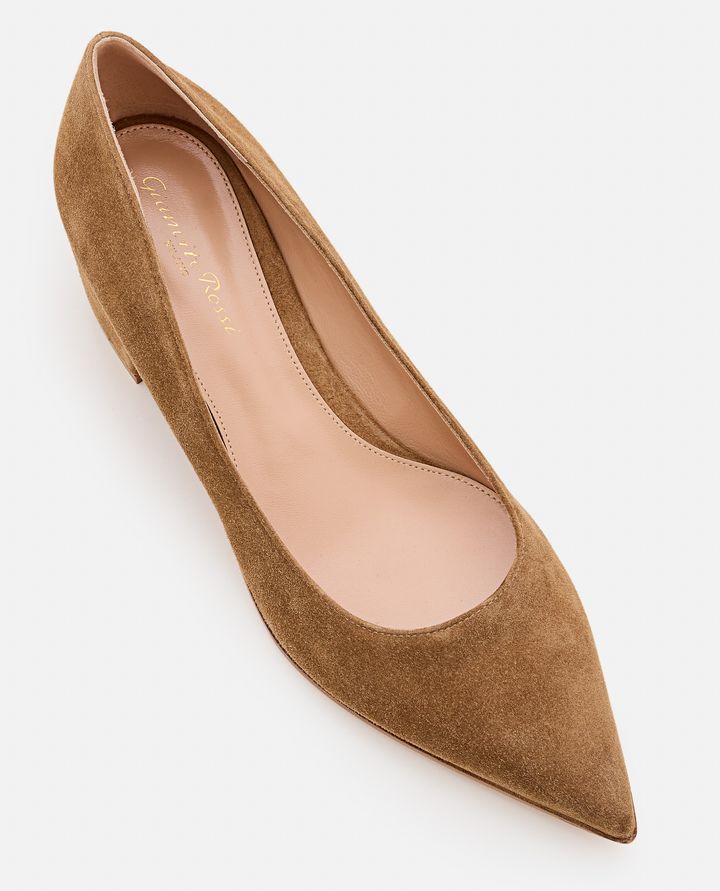 Gianvito Rossi DECOLLETE' PIPER IN CAMOSCIO 45MM Vendita Economica