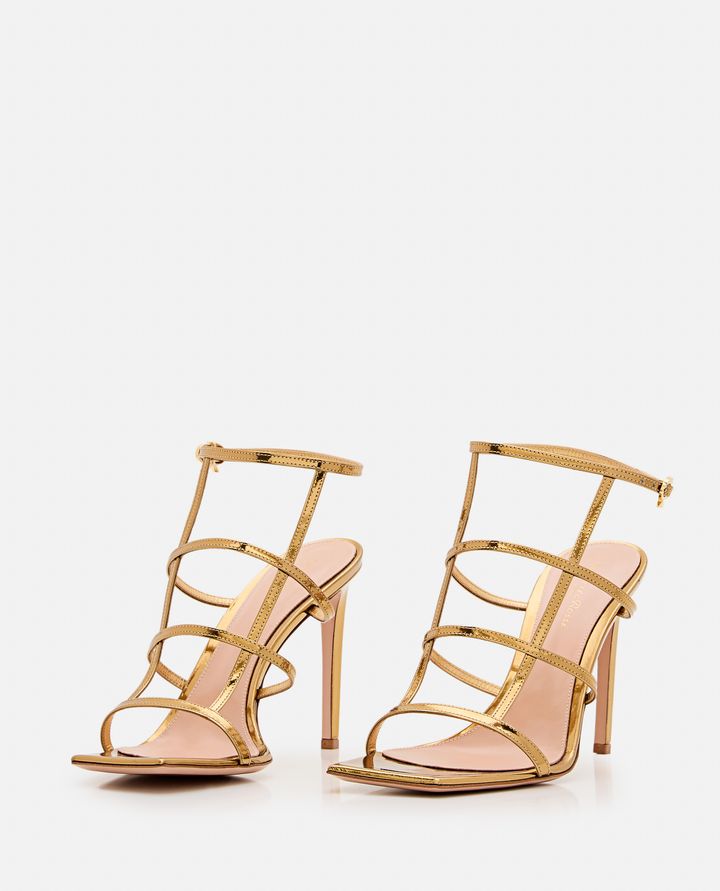 Gianvito Rossi SANDALI CON TACCO IN PELLE LETAL Saldi Di Fabbrica