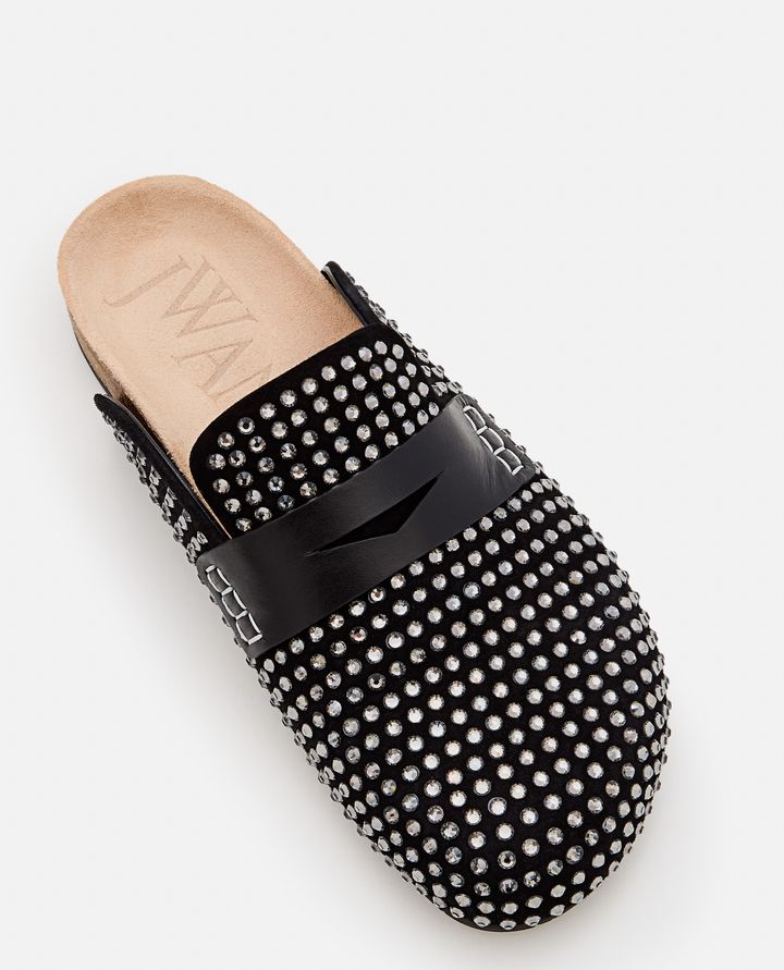 JW Anderson SUEDE CRYSTAL LOAFER Vendite Flash