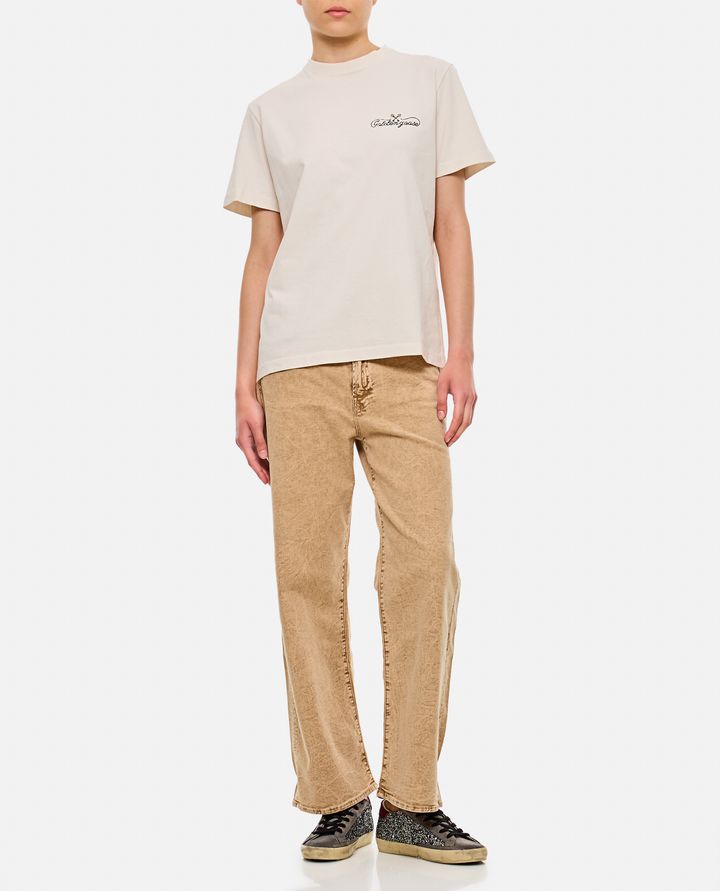 Golden Goose T-SHIRT IN JERSEY DI COTONE In Saldo