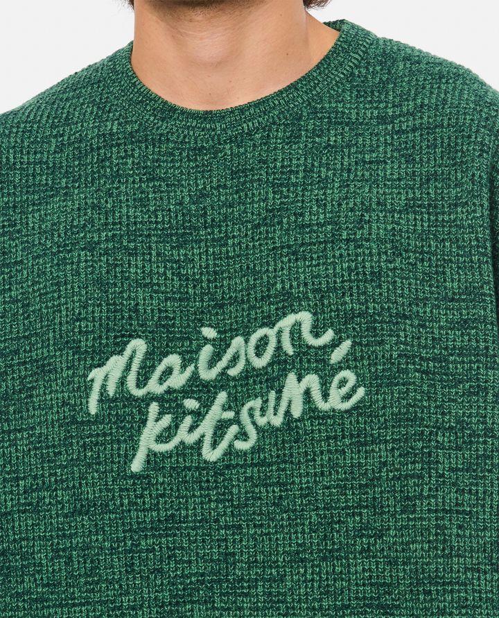 Maison Kitsuné MAGLIONE GIROCOLLO CON LOGO Online Outlet