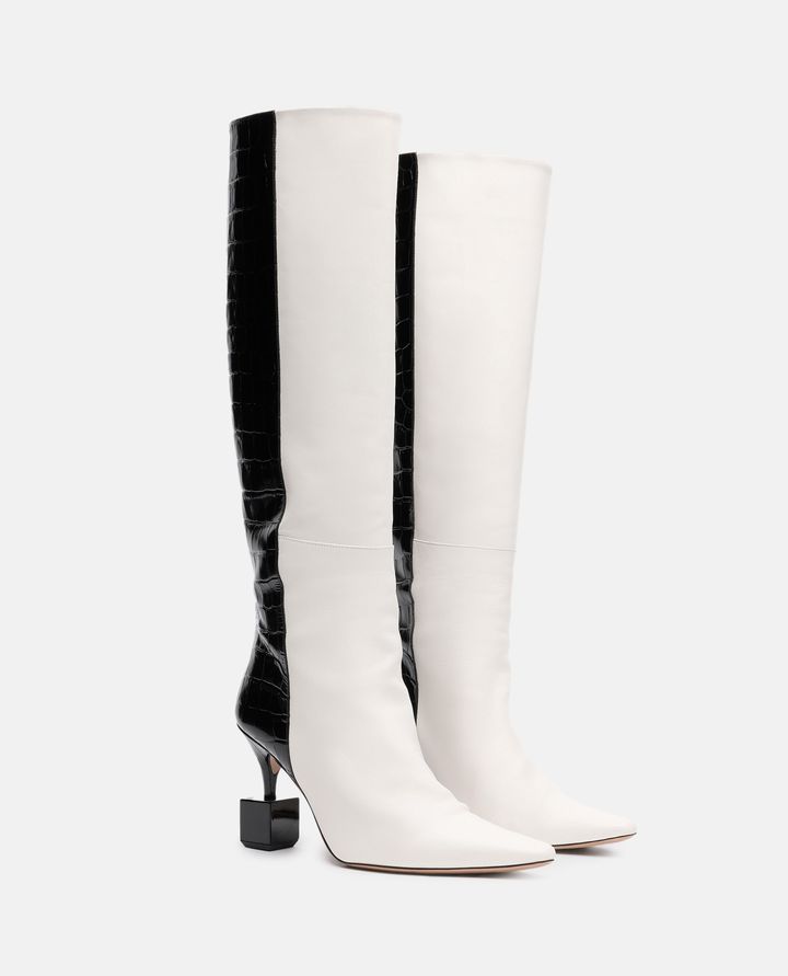 Jacquemus LES BOTTES BISOU STIVALI IN PELLE Offerte speciali