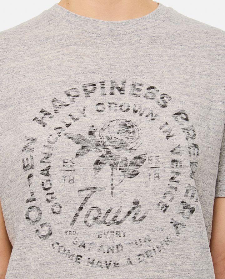 Golden Goose T-SHIRT IN JERSEY DI COTONE STAMPATO Limitato a 3 giorni