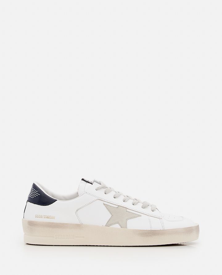 Golden Goose SUPERSTAR LEATHER SNEAKERS BIANCHE E NERE DA UOMO Promozione Limitata