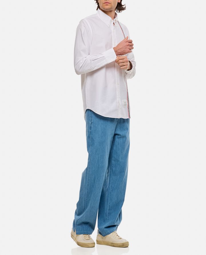 Thom Browne CAMICIA BUTTON DOWN CON RIGHE Shopping Online