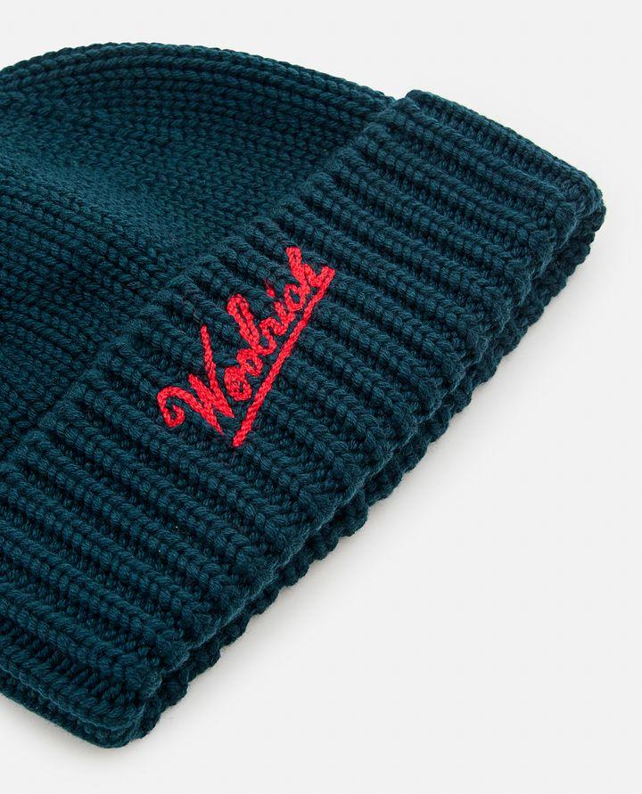 Woolrich MERINO WOOL LOGO BEANIE I Più Venduti