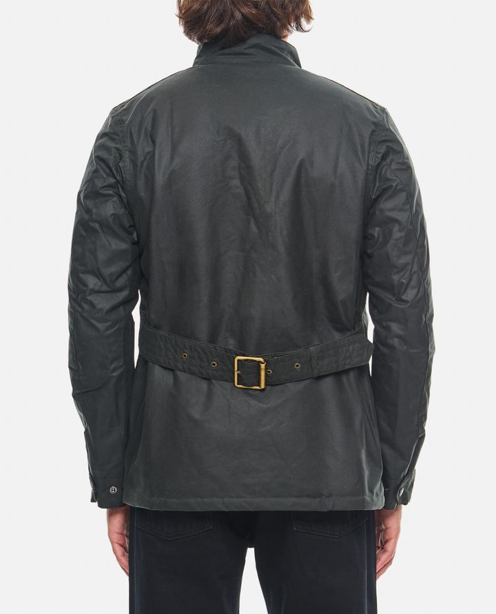 Barbour International GIACCA CERATA CON TASCHE Nuova