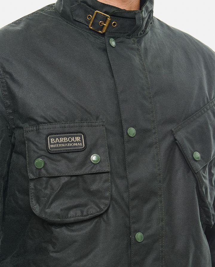 Barbour International GIACCA CERATA CON TASCHE Nuova