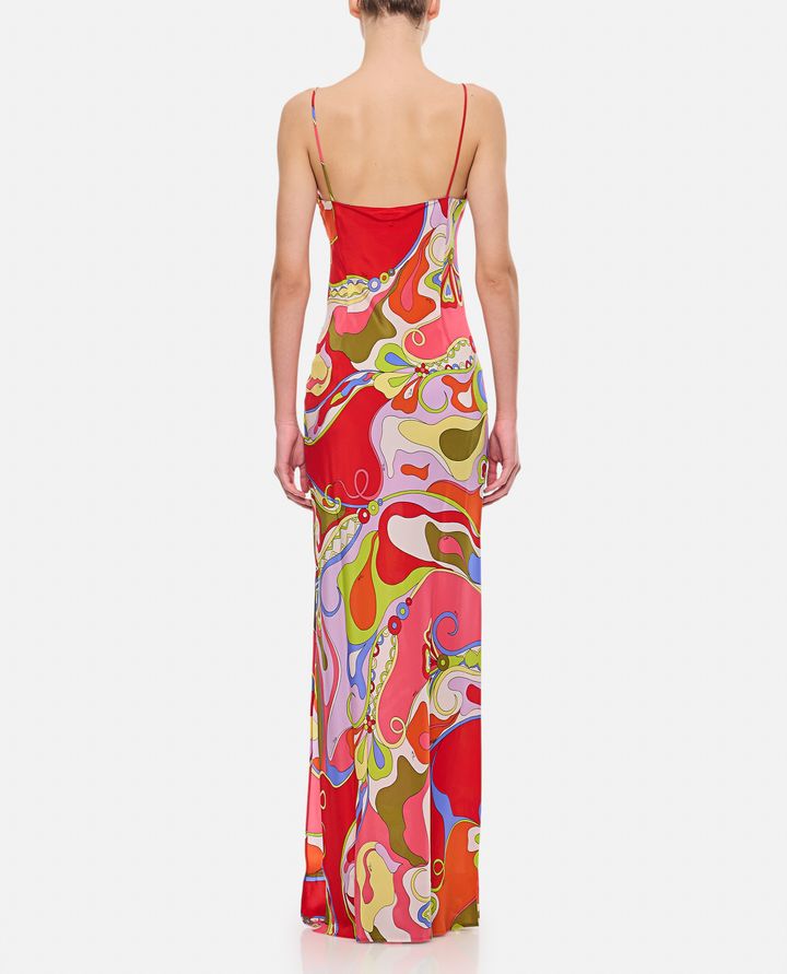 Emilio Pucci ABITO LUNGO IN CREPE DE CHINE Lightning offer