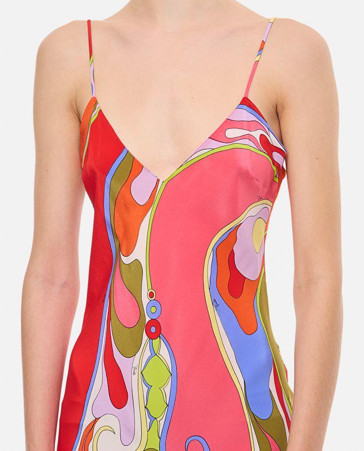 Emilio Pucci ABITO LUNGO IN CREPE DE CHINE Lightning offer