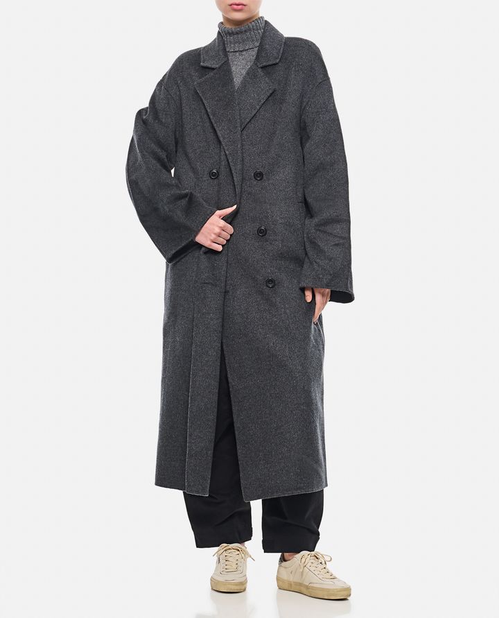 Loulou Studio CAPPOTTO BORNEO DOPPIOPETTO IN LANA E CASHMERE Liquidazione
