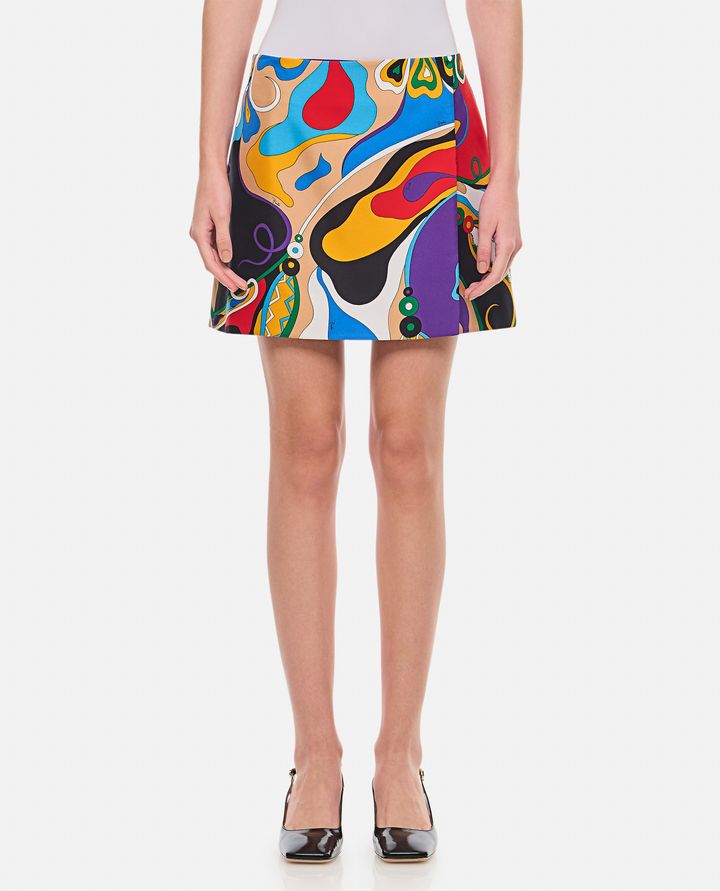 Emilio Pucci GONNA IN TWILL DI SETA Sconti VIP