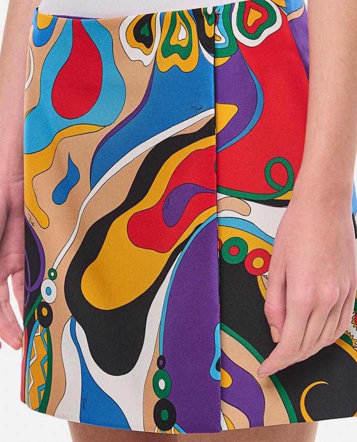 Emilio Pucci GONNA IN TWILL DI SETA Sconti VIP