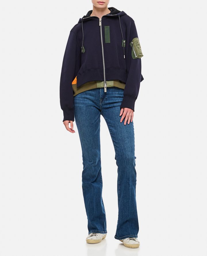 Sacai FELPA A STRATI CON CAPPUCCIO Rilascio limitato