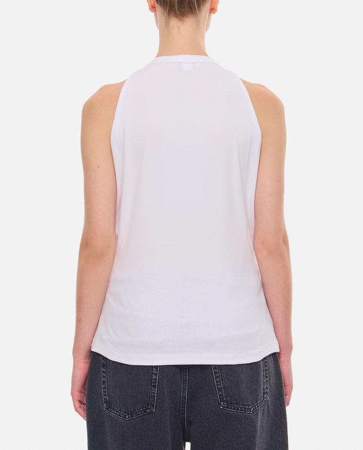 Alexander McQueen TOP IN COTONE SMANICATO Sostegno trimestrale