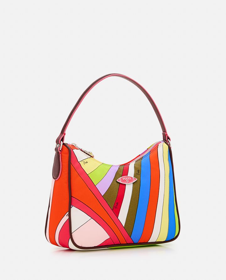 Emilio Pucci BORSA A SPALLA IN NYLON Trasporto libero internazionale