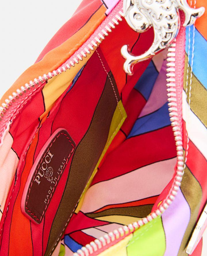 Emilio Pucci BORSA A SPALLA IN NYLON Trasporto libero internazionale