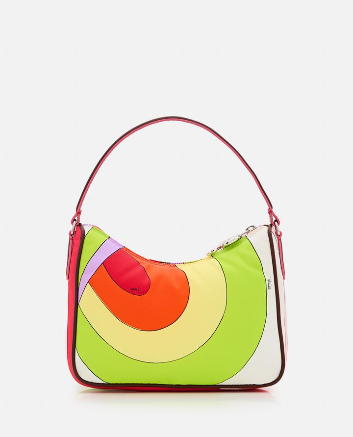 Emilio Pucci BORSA A SPALLA IN NYLON Trasporto libero internazionale