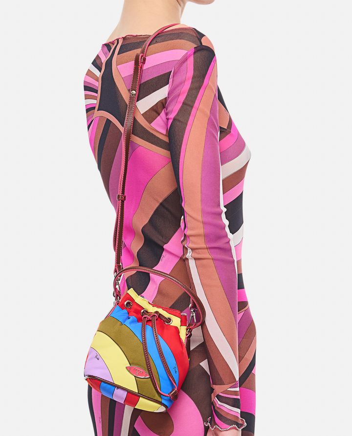 Emilio Pucci BORSA A SECCHIELLO IN NYLON PICCOLA Officina