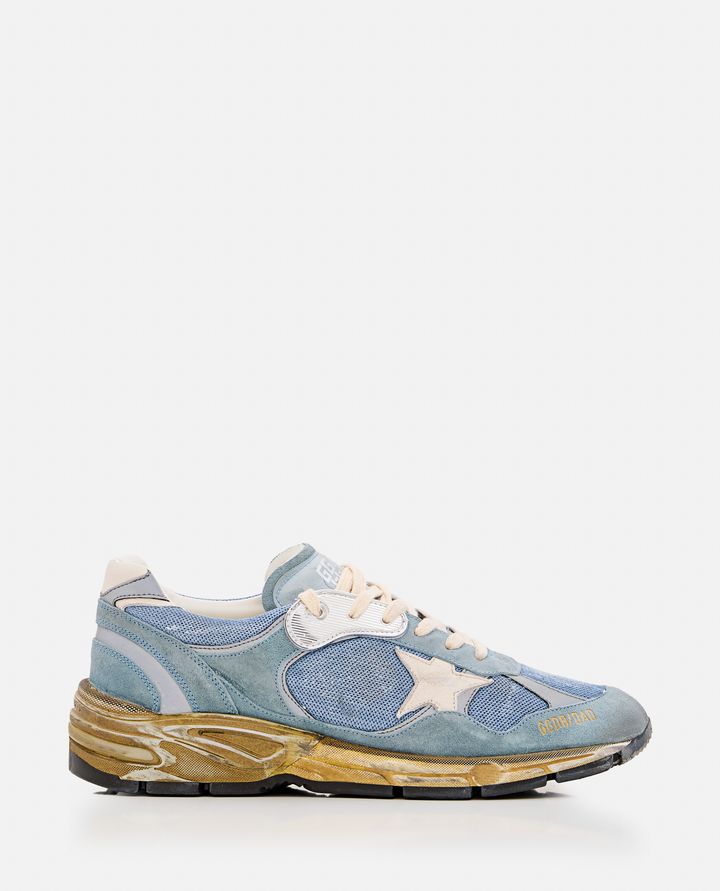 Golden Goose RUNNING DAD NET AND SUEDE SNEAKERS Sconti questo mese