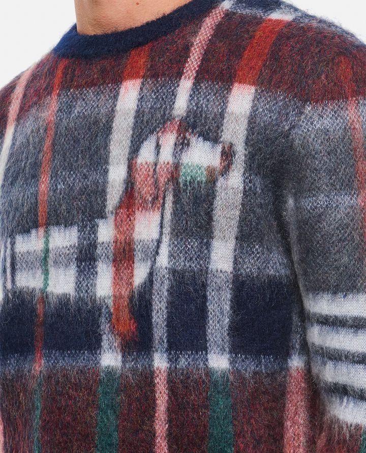 Thom Browne HECTOR TARTAN PULLOVER In Vendita