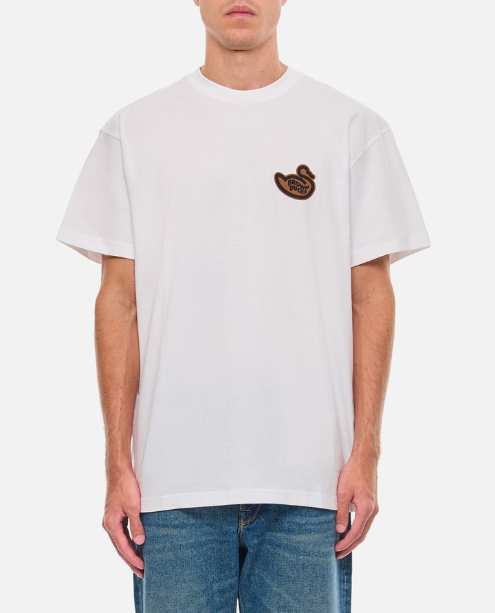 Carhartt WIP T-SHIRT IN COTONE BROWN DUCKS