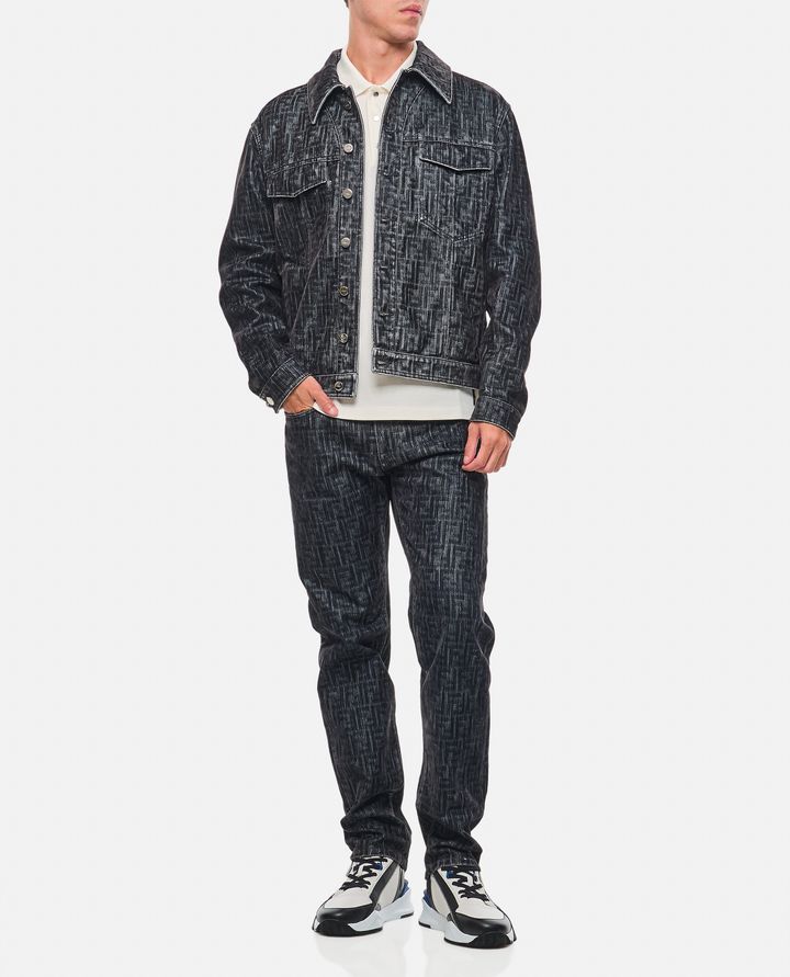 Fendi DENIM CON LOGO FF Vendita Calda