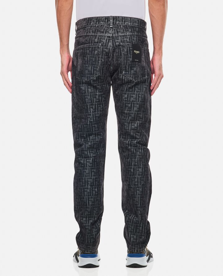 Fendi DENIM CON LOGO FF Vendita Calda